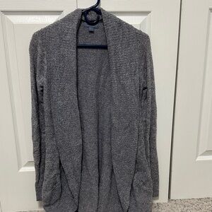 Barefoot Dreams Heathered Gray Cardigan